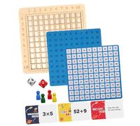 SUPVOX Early Learning Montessori Preschool Set Wooden Math Multiplication and Addition Educational Cognitive for Smooth Polished Edges Promotes Social Interaction and Early Math Skills