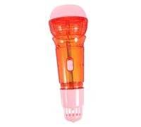 SUPVOX Echo Microphone Toy for Kids, Red Plastic Kids Pretend Play Echo Microphone with Party Props, Suitable for Toddlers and Boys Girls Birthday Fun