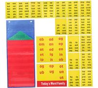 SUPVOX Educational Alphabet Cards Early Learning Flashcards for Paper Material Lightweight Spelling and Reading Game Cognitive Skill Development and Parent Interaction