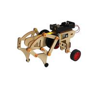 SUPVOX Educational Assembly Robot Diy Toy for Kids, Wooden Scientific Experiment Set Without Battery, Stem Model Building Kit for Boys and Girls, Hands-on Robotics and Science Learning