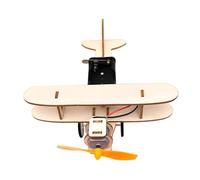 SUPVOX Educational DIY Wooden Airplane Model Kit for Handicraft Assemble Science High-grade Wood Material Practical Learning and Observation Skill Builder Suitable for Boys and gift for for for for