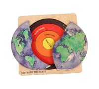 SUPVOX Educational Earth Structure Puzzle Kit for Age DIY Model with Easy Assembly Develops Spatial Imagination and Earth Composition Knowledge