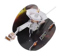 SUPVOX Educational Spaceship Puzzle for Portable Paper Spacecraft Model Kit Learning Stem Outer Space Puzzle DIY Assembly for Teens