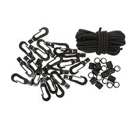 SUPVOX Elastic Kayak Dock Mooring Line with Hook Bungee Rope for Canoes Motorboats Yachts High Strength Stretch Cord for Secure Outdoor Watercraft Tying and Paddle Strap Use