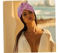 SUPVOX Elastic Swimming Cap for Women Long Hair Wrinkle Design Swim Hat Lightweight Hair Protection Practical Fashionable Bathing Hat for Ladies