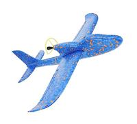 SUPVOX Electric Airplane with Colored Lights USB Rechargeable Flying Model for Outdoor Play Eco Friendly Hand Throw Airplane Plaything for Family Fun and Activities