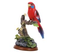 SUPVOX Electric Bird-shape Adornment Garden Ornament Plastic Art Adornment Moving Electric Bird Sound Activated Bird Garden Lawn Decor Shape Ornament Decor