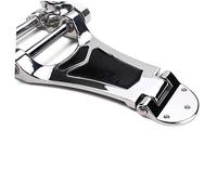 SUPVOX Electric Guitar Chrome Bridge Pins Archtop Guitar Bridge Saddle Vibrato Tailpiece