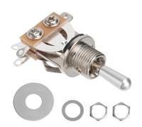 SUPVOX Electric Guitar GN119 3 Way Toggle Pickup Selector with Treble Washer Ring and Knurled Mounting Nut Cap Replaceable for Guitar Switch