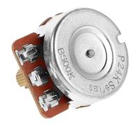 SUPVOX Electric Guitar Long Shaft 19Mm 24 Teeth Audio Taper Potentiometer Volume Tone Control Replacement Variable Resistor Guitar Electronics Accessory for Maintenance and Repair