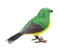 SUPVOX Electric Plastic Bird Shaped Interactive for Sound Activated Singing Bird Figurine Decor and Educational Random Color