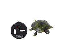 SUPVOX Electric Rc Turtle with Luminous Eyes Realistic Simulation Walking Turtle for Early Education Channel Remote Control Shatterproof Plastic Moving Tortoise Gift