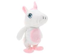 SUPVOX Electric Walking Unicorn Plush for Interactive Talking Stuffed Animal Pink and White Soft for Fun Educational Playmate to Encourage Imaginative Role Play and Social Interaction