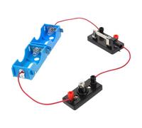 SUPVOX Electrical Circuit Experiment Kit for DIY Science Learning with Bulbs Switch and Wires Educational Electronic Circuits for Elementary School Home and Classroom Science Experiment