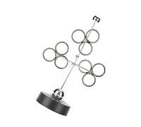 SUPVOX Electronic Perpetual Motion Globe Ornament Rotating Sculpture Home Decor Science Toy for Desk