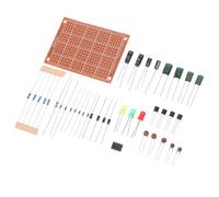 SUPVOX Electronics Foundation Kit with Breadboard and Diverse Components for Beginners Soldering Practice Skill Building and Board for Learning Basic Electronic