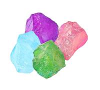 SUPVOX Electroplated Crystal Rough Stones Aromatherapy Diffuser Decor Chakra Stones Fish Tank Home Decoration