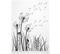 SUPVOX Embossing Folder Craft Dies Plastic Flying Dandelion Template Stencil Folder for Album Scrapbooking Paper Card Making Decor