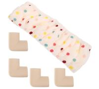 SUPVOX Embroidery Hoop Protector Cross Stitch Hoop Cover Set, Reusable Soft Fabric Stitching Frame Guard for DIY Sewing Crafts, Compatible with Aida Cloth and Cross Stitch Accessories