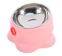 SUPVOX Energetic Pet Bowl Octopus Shape Stainless Steel Spill-proof for Small Dogs Cats