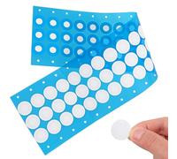 SUPVOX Eptfe Microporous Filter Membrane, Filter Sticker Disc Adhesive Backing, White for Mushroom Cultivation, Still Air Box Mycology, Tubs and Containers