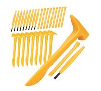 SUPVOX Ergonomic Dig Tool Set PVC Archaeological Excavation Kit with Hammers Nails and Brushes Dinosaur Digging Hammer Kit for Independent Play and Learning