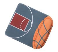 SUPVOX Ergonomic Non-slip 3d Silicone Mouse Pad with Wrist Support, Basketball Pattern Decorative Office Wrist Rest for Computer and Laptop Use