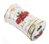 SUPVOX European Style Toothpick Container Retro Carved Toothpick Holder Kitchen Dining Table Vintage Metal for Home Use