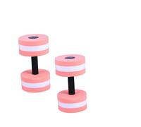SUPVOX EVA Water Dumbbell for Swimming and Yoga Floating Pool Resistance Weight for Men and Women Lightweight Low Water Absorption Fitness Equipment Pink
