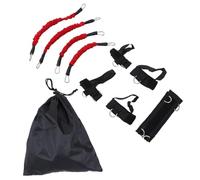 SUPVOX Exercise Resistance Bands with Adjustable Waist Hand and Foot Bands for Full-body Fitness Training Professional Vertical Bounce for Leg Strength Oxford Cloth Guards to Prevent