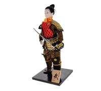 SUPVOX Exquisitely Crafted Lovely Samurai Doll Japanese Style Desktop Ornament Home Decoration for Japanese Culture Enthusiasts Unique Warrior Ninja Figurine