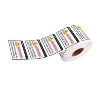 SUPVOX Extreme Happiness Envelope Sealing Stickers for Small Business Packaging, 500 Self-Adhesive Box Decals Roll, Sturdy Party Supply Labels for Mailing and Wrapping