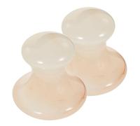 SUPVOX Facial Massage Tools Face Scraping Massager for Comfortable and Gentle Massage Mushroom Shape 2pcs Made of Resin Unique Design for Home Use and Gift Giving