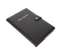 SUPVOX Fake Leather Golf Scorecard Holder Portable Compact Golf Book Cover for Scorecard Accessories for Back Pocket in Elegant Box