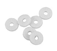 SUPVOX Felt Pads for Keys Instrument Replacement Parts 6pcs Beige Enhancing Longevity and Improving Sound Quality Suitable for Professional Musicians and Instrument Maintenance