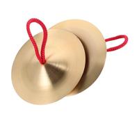 SUPVOX Finger Cymbals Musical Instrument for Rhythm Training and Team Collaboration Portable Copper Percussion for Early Childhood Music Education and Interactive Learning