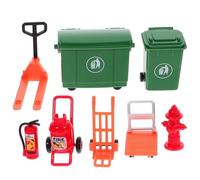 SUPVOX Fire Extinguisher Set for Bright Abs Simulation Plaything Safe Role Play Firefighting Pretend Play Educational with Road Traffic Model Accessories