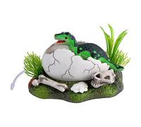 SUPVOX Fish Tank Decorations Air Bubble Dinosaur Aquarium Ornament Landscape Craft for Fish Shelter