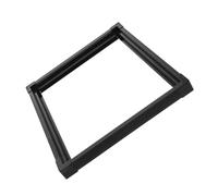 SUPVOX Fish Tank Edge Trim 40x40mm Plastic Aquarium Top Edge Protector Strip with Connector for 5-6mm Glass Tanks, Double-layer Sliding Guard for Aquarium Safety and Glass Protection