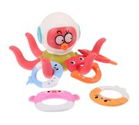 SUPVOX Floating Octopus Ring Toss for Adults Dual-use Water and Land Game for Bathtubs Swimming Pools and Outdoor Play Lightweight Educational Water for Precision Skill Development