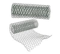SUPVOX Floral Wire Netting Thick Green Coated Chicken Wire Mesh for Crafting DIY Flower Arrangement for Plant Protection and Home Projects