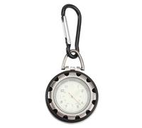 SUPVOX Fluorescent Lightweight Fob Watch with Precise Quartz Movement for Mountaineering Outdoor Backpackers Multi-Functional Clip Timepiece for Hiking and Camping Random Color