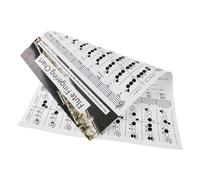 SUPVOX Flute Fingering Chart with Chord Guide Flute Note and Chord Poster for Beginners for Practice and Teaching