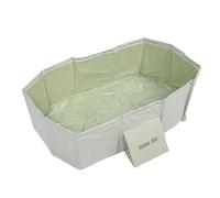 SUPVOX Foldable Bathtub for Boys and Girls Space Saving Newborn Bath Tub Portable Boy Girl Bath Drain Plug Indoor Bather Pool Years