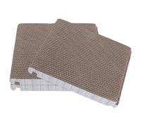 SUPVOX Foldable Triangle Cat House Cardboard Scratcher with 6-sided Use Made of Sturdy Corrugated Cardboard for Indoor Cats and Kittens Providing Multiple Scratching Angles