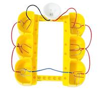 SUPVOX Fruit Battery Science Experiment Kit for DIY Electronic Circuits for Elementary School Stem Learning Educational Fruit Electricity Project for Science Activities