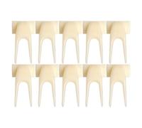SUPVOX Fruit Holder Bird Fruit Feeding Forks Easy Installation Plastic 20pcs and Healthy Material to Provide Nutritious Foraging for Parrots and Birds for Installing on Cage