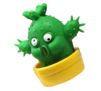 SUPVOX Funny Cactus Shape Stress Relief Soft Stretchy Squeeze Sensory Decompression for Adults Relaxation and Mental Health Novelty Cartoon Cactus Squeeze