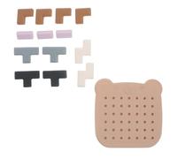 SUPVOX Game with Silicone Training Pieces and Rounded Brain Memory, Cognitive Puzzle for Improvement at Easy to Wash and Stable Brain Exercise Board Senior Elderly Users Home