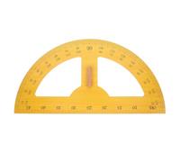 SUPVOX Giant Semi-circle Protractor Large 180-degree Math Teaching Aid Wooden Ruler for Classroom Drawing and Angle Measurement